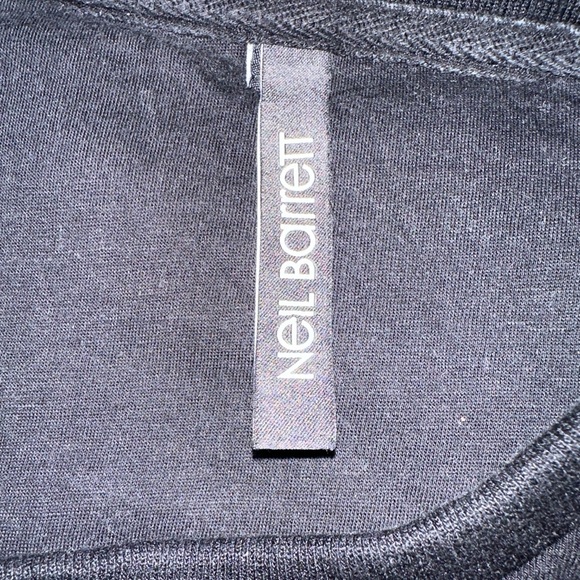 NEIL BARRETT Contrasting Thunderbolts Slim Fit Side Zips Sweater Medium READ - Picture 10 of 14